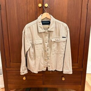 Calvin Klein Beige Jean Jacket